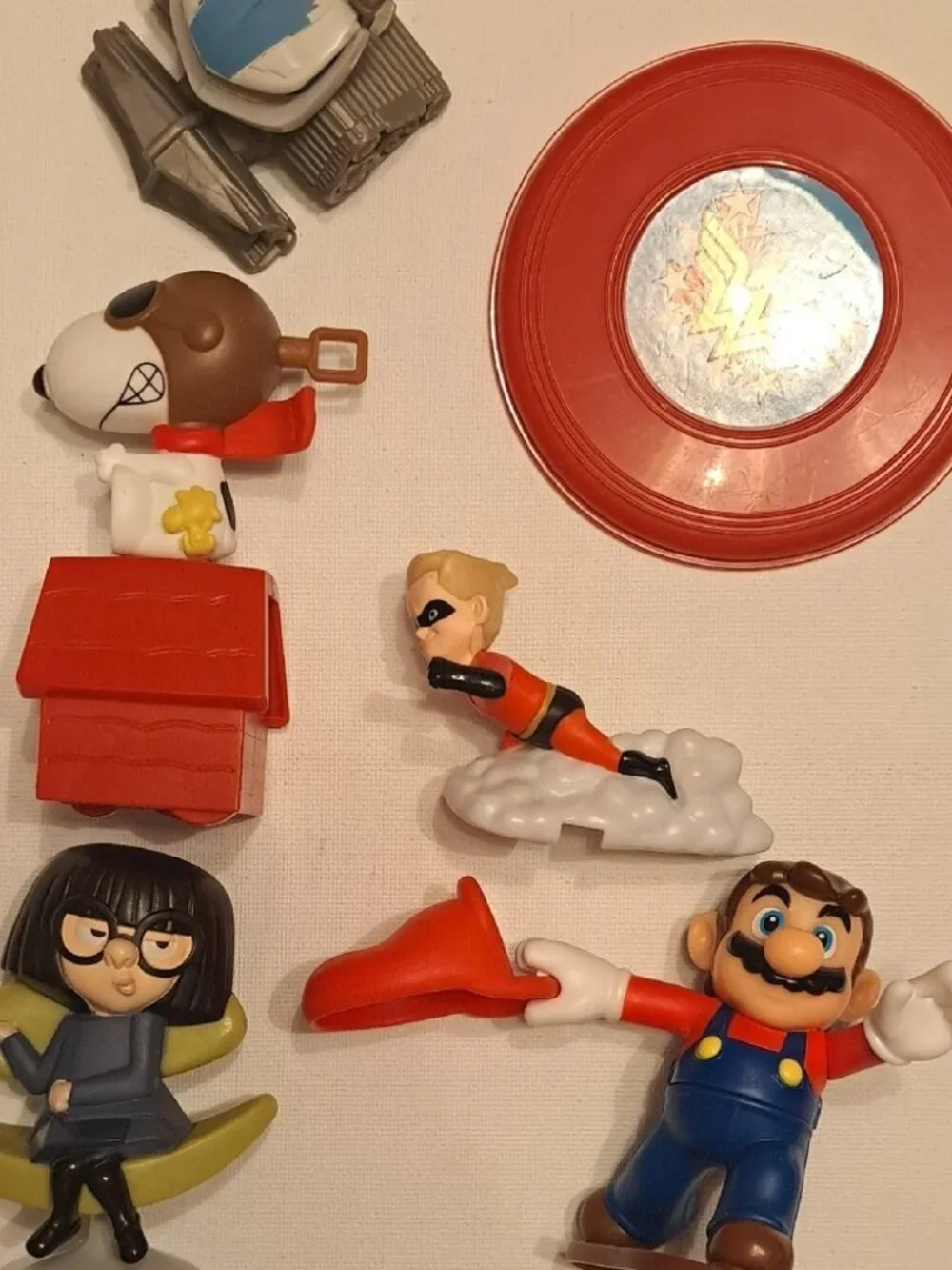 Red & Blue Character Toy Lot